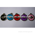 customized fish dog tags round shape pet cat tags